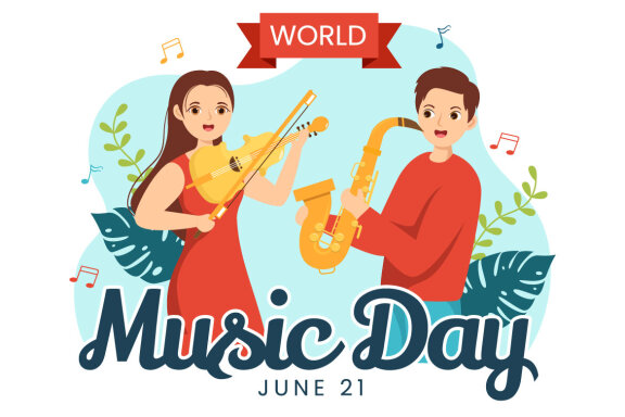 14 World Music Day Illustration