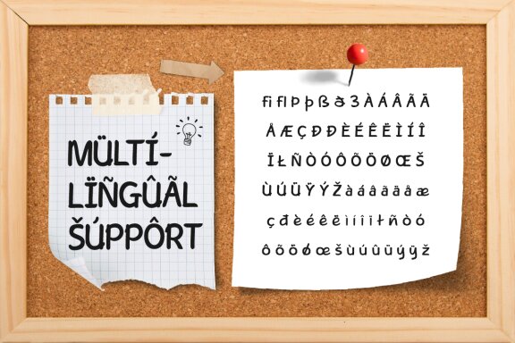 LersD - Handwritten Display Font
