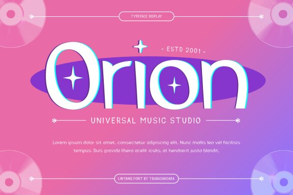 Lintang - San Serif Display Font