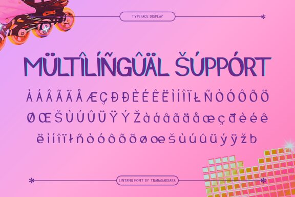 Lintang - San Serif Display Font
