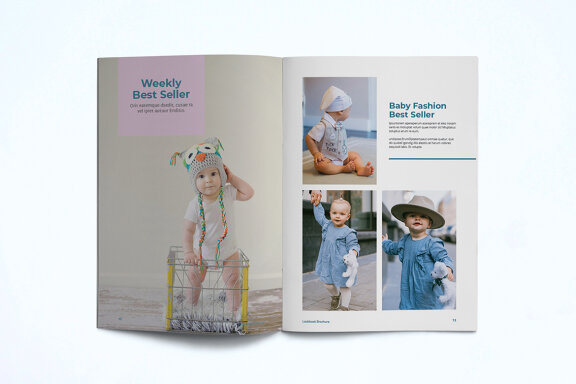 Baby Fashion Lookbook Template