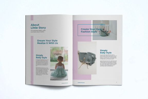 Baby Fashion Lookbook Template