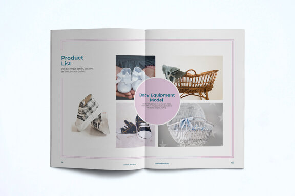 Baby Fashion Lookbook Template