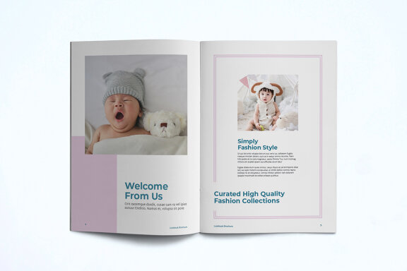Baby Fashion Lookbook Template
