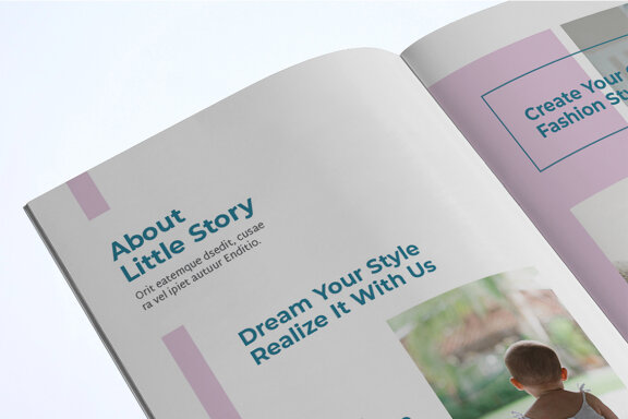 Baby Fashion Lookbook Template