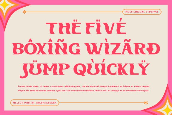 Meleot - Condensed Serif Display Font