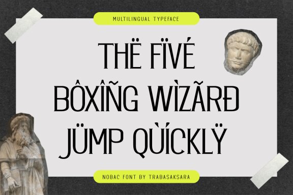 Nobac - Classic Serif Display Font