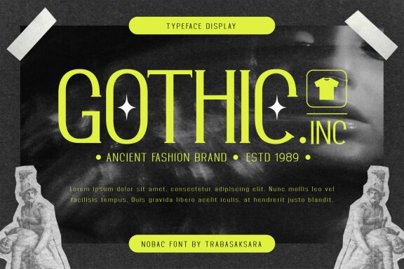 Nobac - Classic Serif Display Font