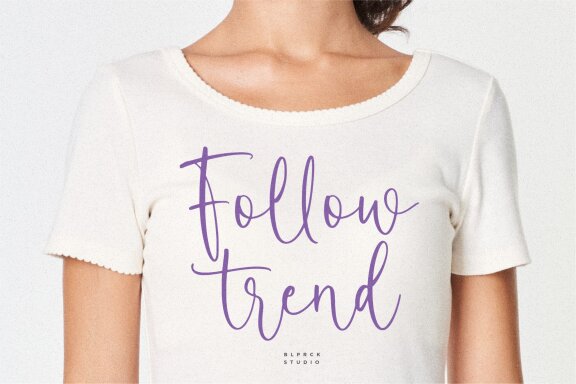 Blushing Woman Font