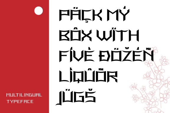 Fujiso - Japan Style Display Font