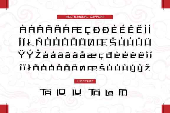 Fujiso - Japan Style Display Font