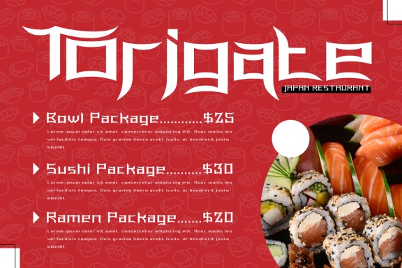 Fujiso - Japan Style Display Font