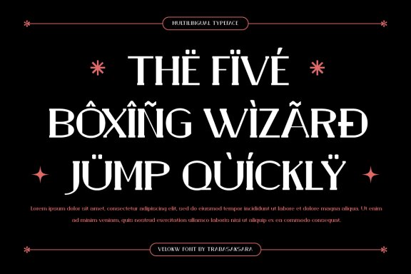Velokw - Classic Serif Display Font