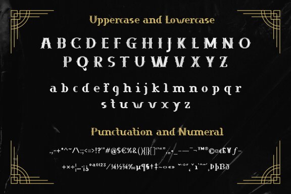 Damor Font - Modern Serif Blackletter Font