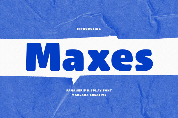 Maxes Sans Serif Display Font