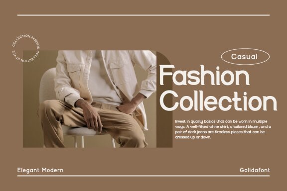Golida - Modern &amp; Elegant Display Serif Font