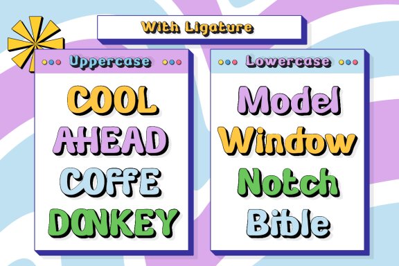 Zeoy - Groovy Retro Font