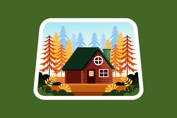 Cabins in the woods