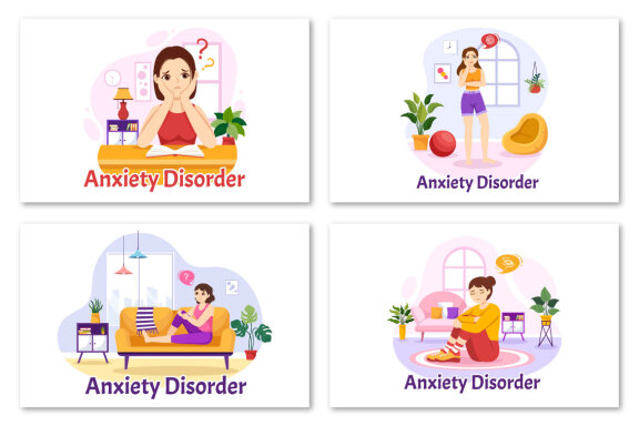 10 Anxiety Disorder Illustration 