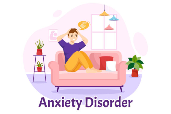 10 Anxiety Disorder Illustration 