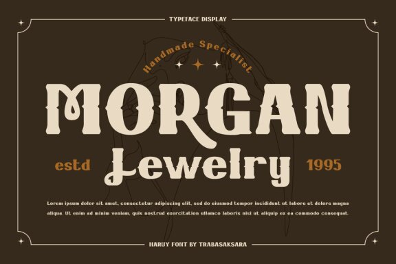 Haruy - Serif Bold Classic Display Font