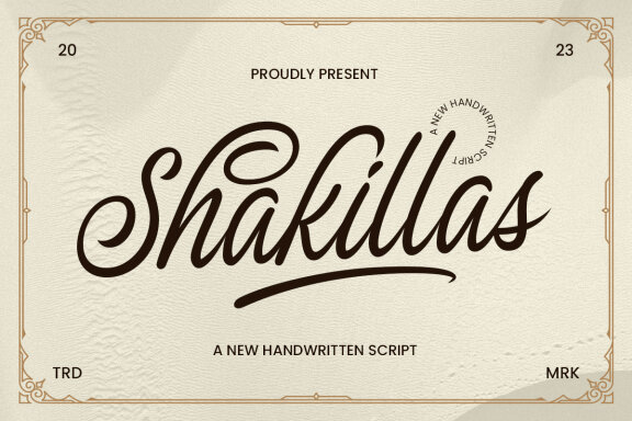 The Shakillas - Handwritten Script