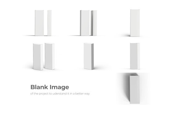 Paper Box Mockup For Beauty or Cosmetic Product Packaging