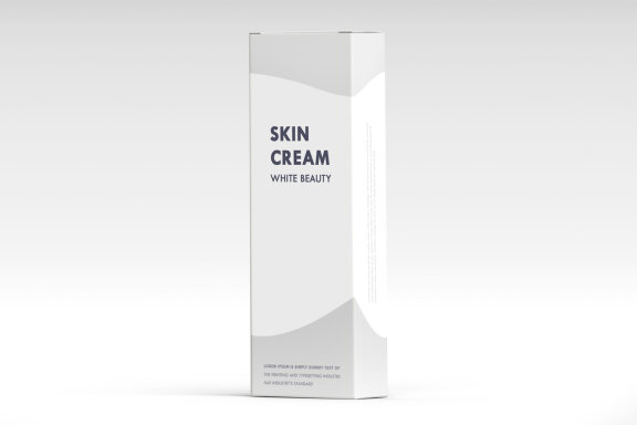 Paper Box Mockup For Beauty or Cosmetic Product Packaging