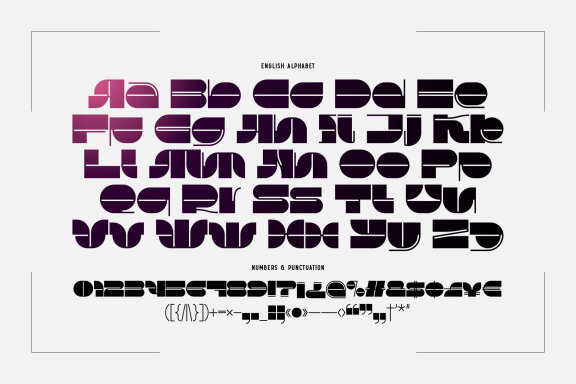 Contraform - High Contrast Font