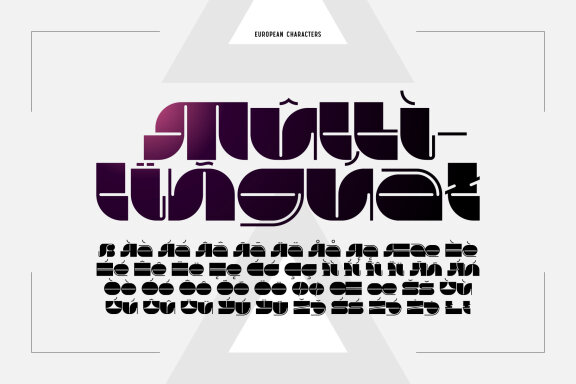 Contraform - High Contrast Font