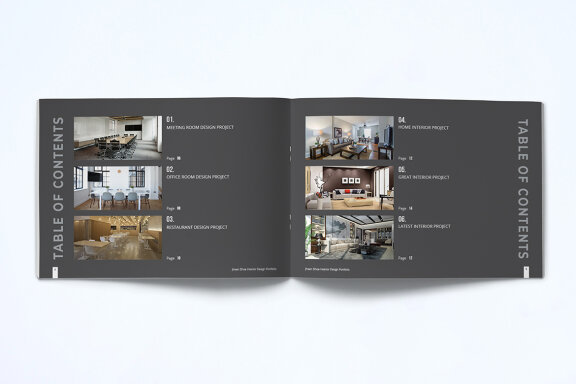 Interior Design Portfolio Template