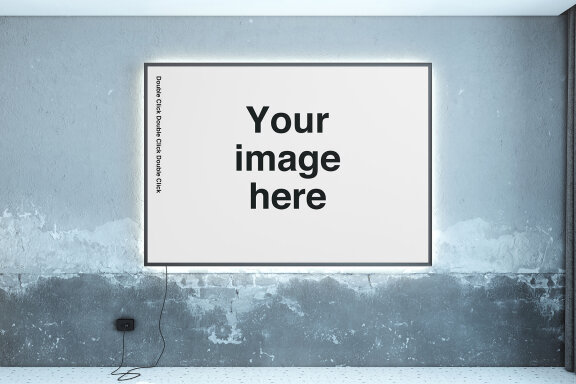 Backlight Poster Mockups