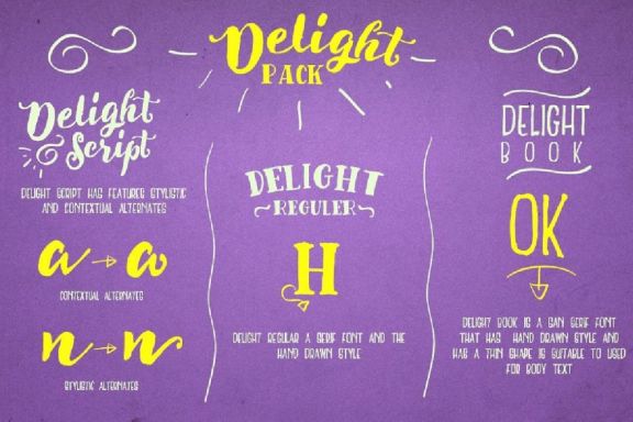 Delight font
