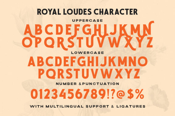Royal Loudes - Display Font