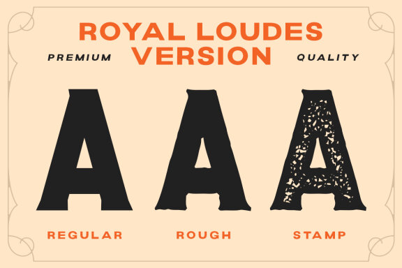 Royal Loudes - Display Font