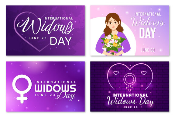 14 International Widows Day Illustration