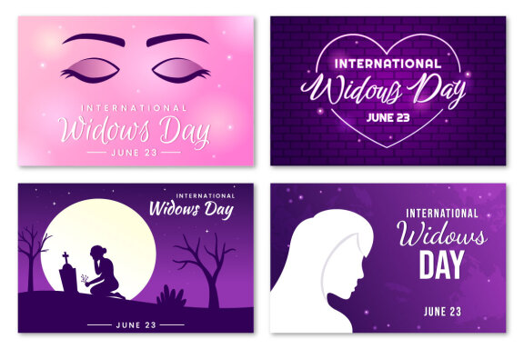 14 International Widows Day Illustration