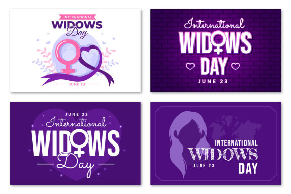 14 International Widows Day Illustration