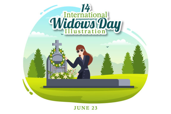 14 International Widows Day Illustration