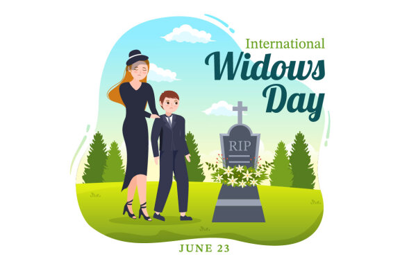 14 International Widows Day Illustration