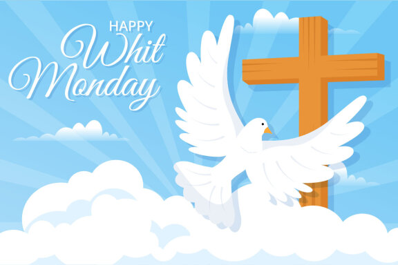 11 Whit Monday Vector Illustration