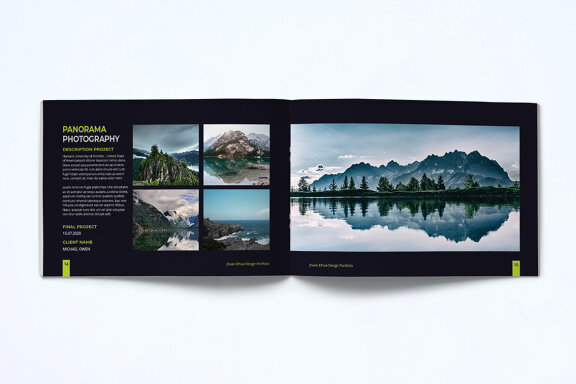 A5 Photography Portfolio Template