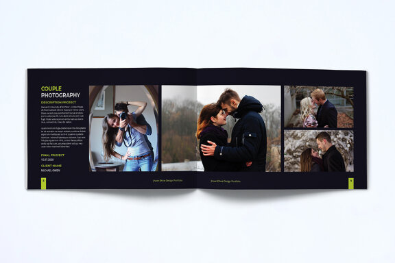 A5 Photography Portfolio Template