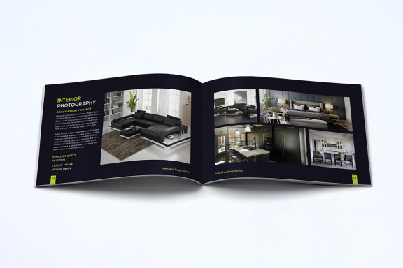 A5 Photography Portfolio Template