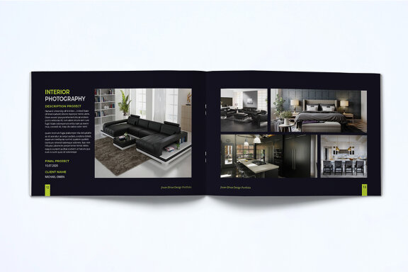 A5 Photography Portfolio Template