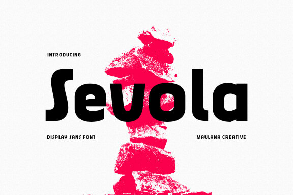Sevola Display Sans Font
