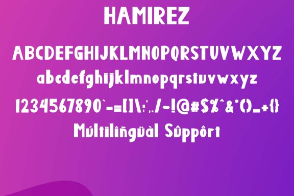 Hamirez Free Font