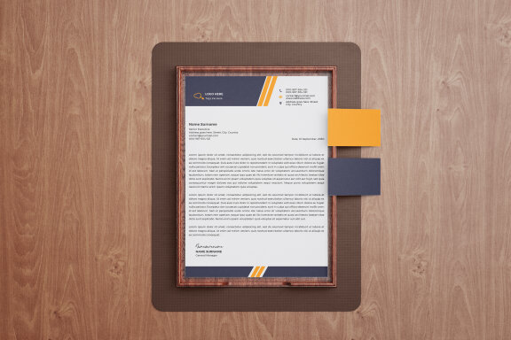 Creative Letterhead Design Template