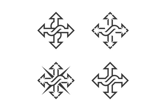 infinity direction compass - Free Logo Shapes