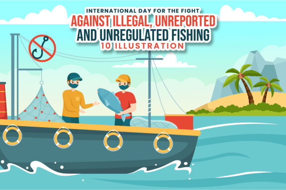 10 International Day for the Against Illegal Fishing Illustration